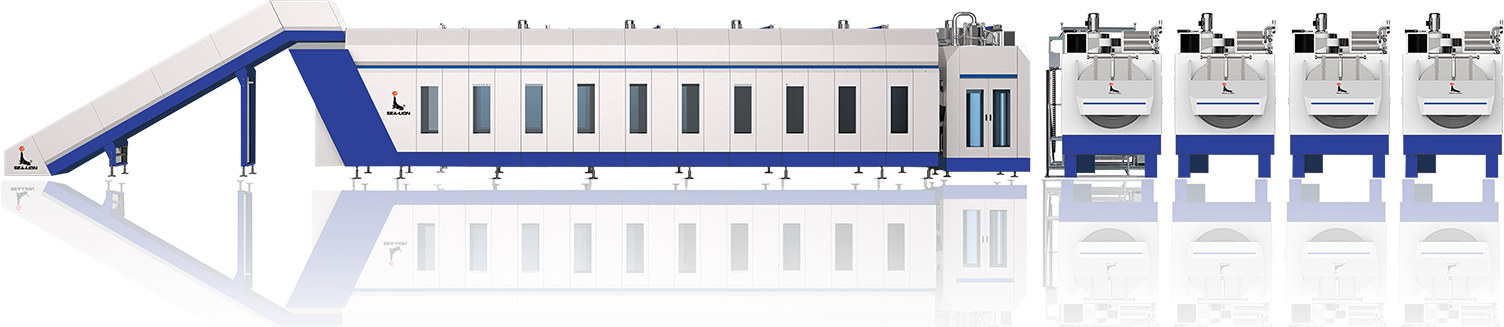 Système de lavage de tunnel