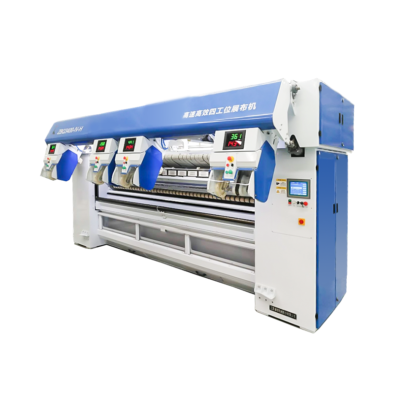 Machine à visiter les tissus automatique à quatre postes à écran tactile Machine à visiter les tissus automatique à quatre postes à écran tactile